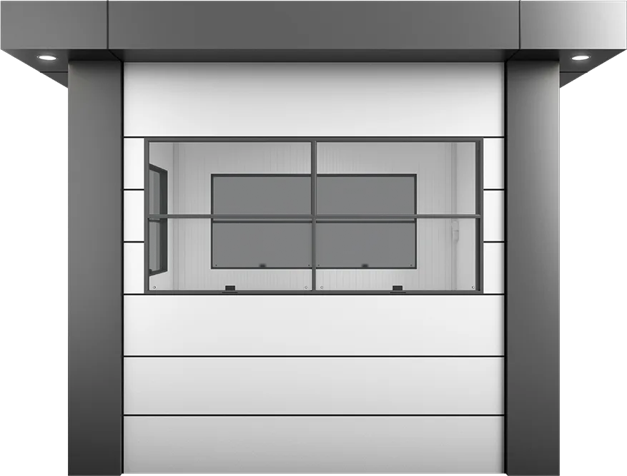 KompoCity Composite Cabin 9ft × 9ft (2.65m × 2.65m), front view