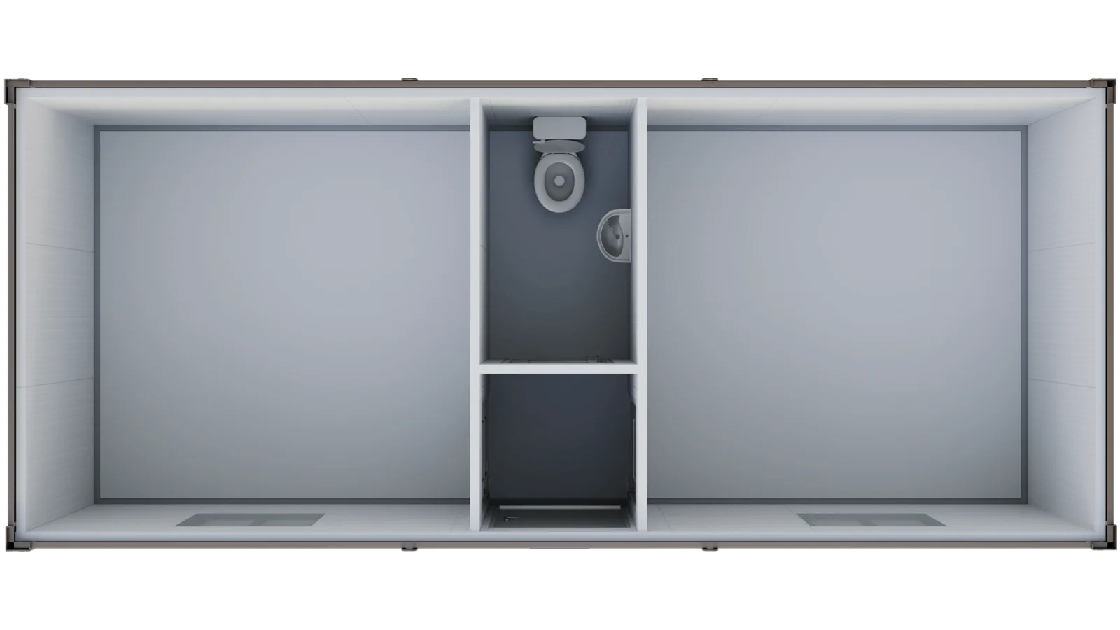 Twin Office with Central WC floor plan