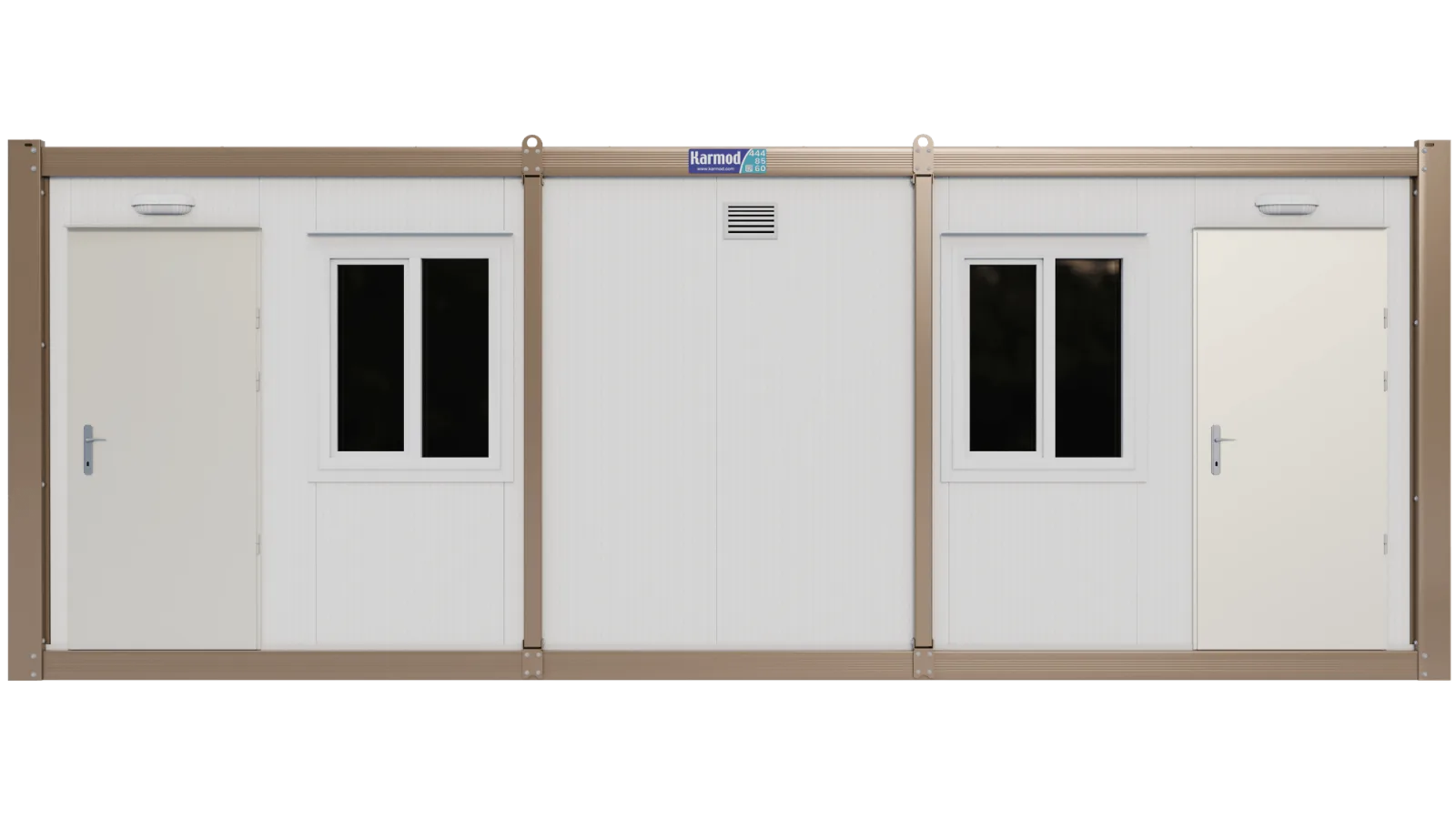 Welfare Unit with Shower Room & Kitchenette (K3006), front view