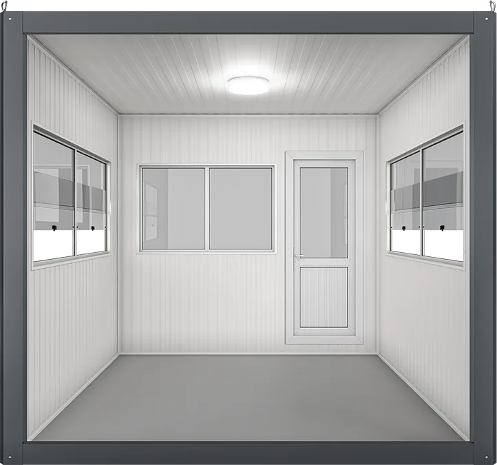 Insulated Panel Cabin 9ft × 9ft (2.60m × 2.60m), interior view