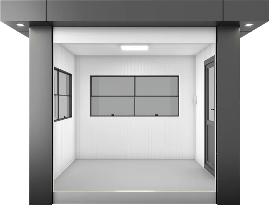 KompoCity Composite Cabin 9ft × 9ft (2.65m × 2.65m), interior view