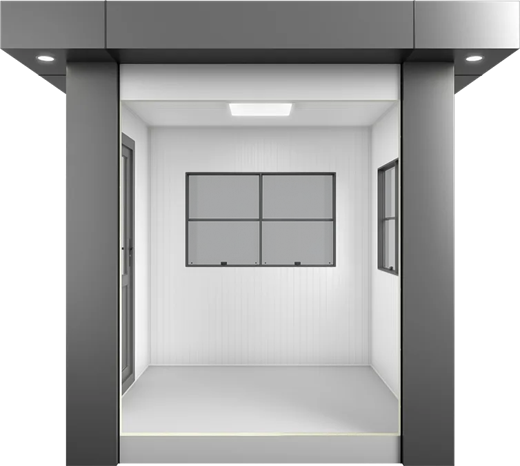 KompoCity Composite Cabin 7ft × 7ft (2.15m × 2.15m), interior view