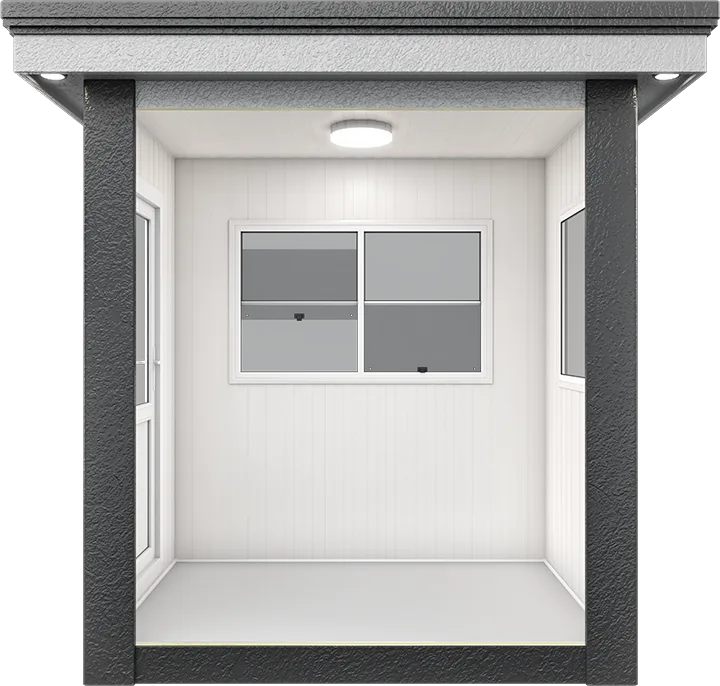 MetroCity Modular Cabin 7ft × 5ft (1.40m × 2.15m), interior view