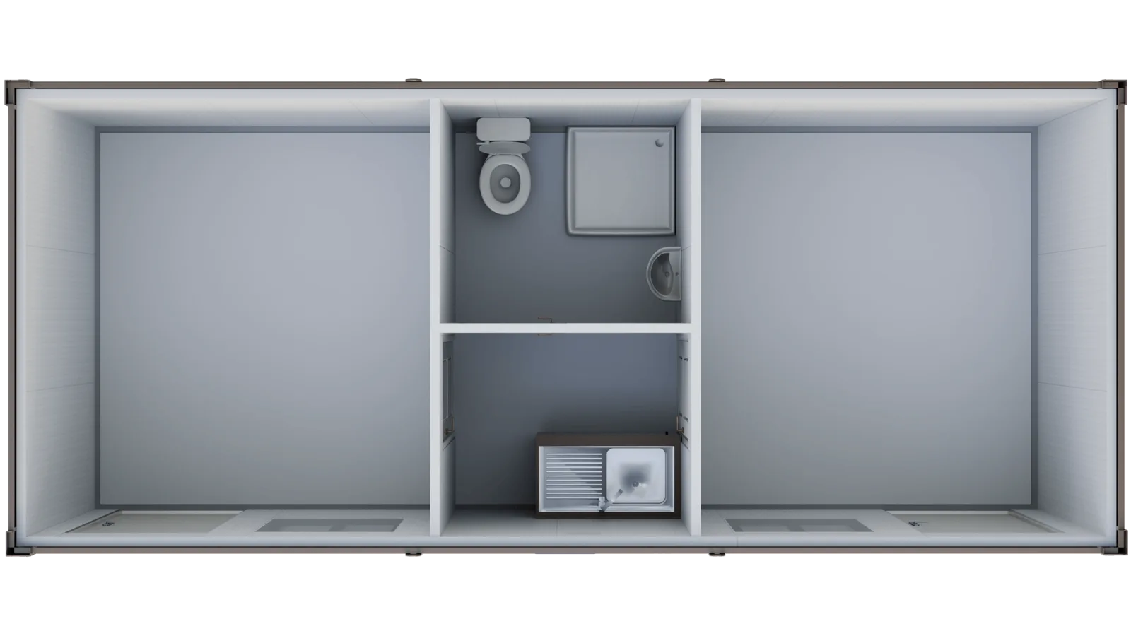 Welfare Unit with Shower Room & Kitchenette floor plan