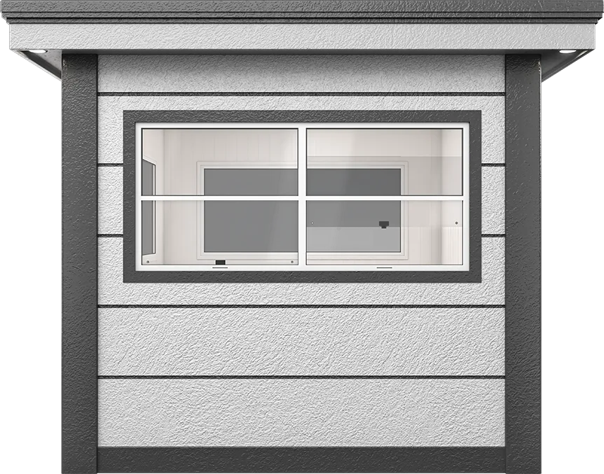 MetroCity Modular Cabin 9ft × 9ft (2.65m × 2.65m), front view