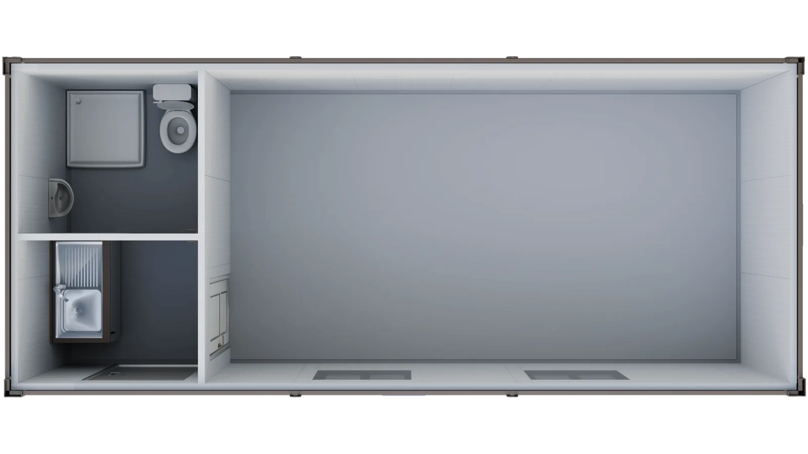 Office with Shower Room & Kitchenette floor plan