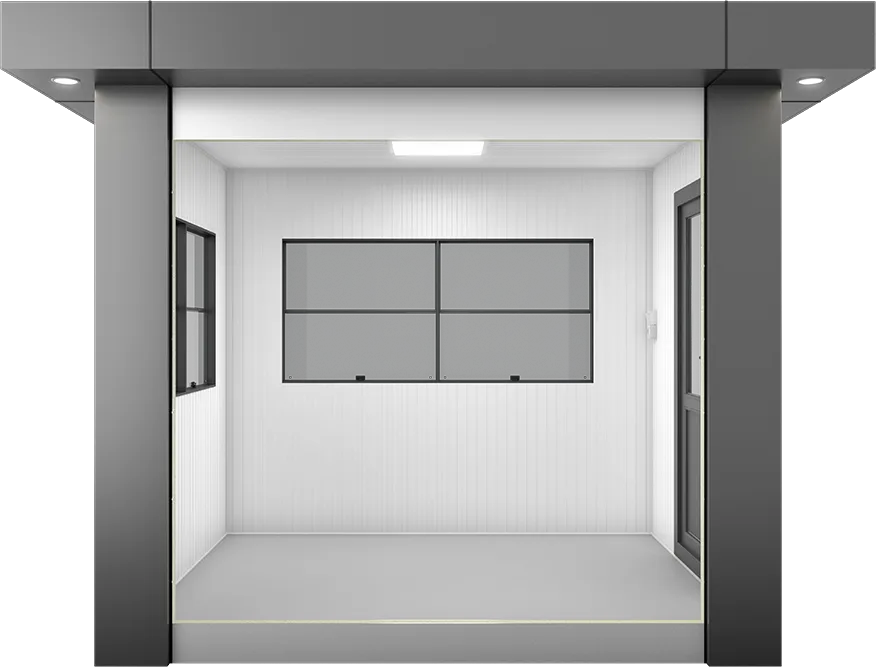 KompoCity Composite Cabin 9ft × 7ft (2.15m × 2.65m), interior view