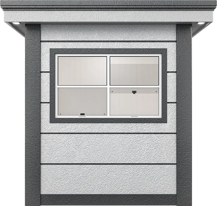 MetroCity Modular Cabin 7ft × 5ft (1.40m × 2.15m), front view