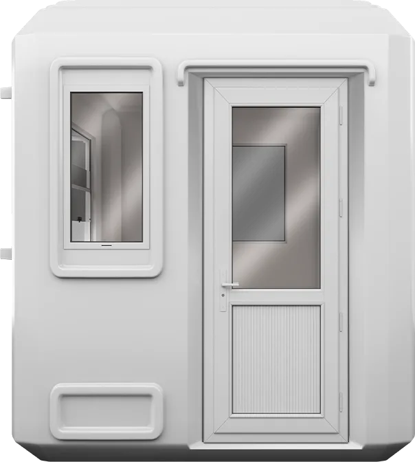 GRP Cabin 9ft × 7ft (2.15m × 2.70m), door detail