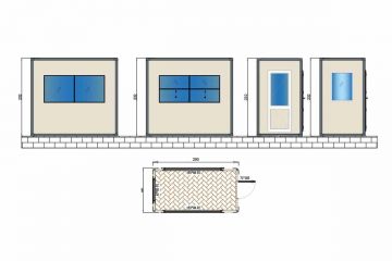 Single Security Hut Plans