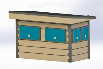 Bulletproof Cabin 200x400